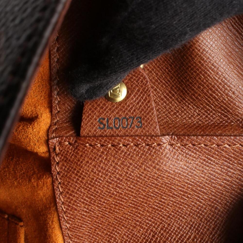 LOUIS VUITTON Authentic Brown Monogram Leather Shoulder Bag - Picture 5 of 9